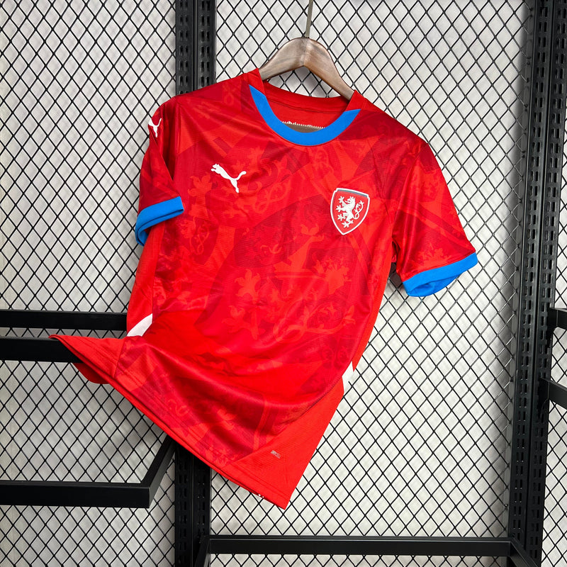 Camisa Seleção República Checa Home 24/25 - Puma Torcedor Masculina