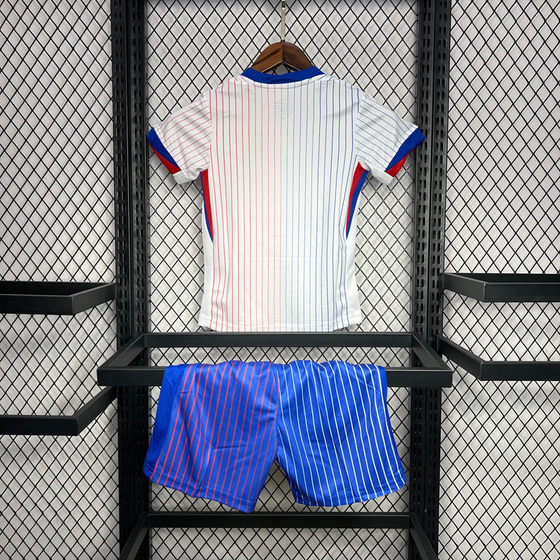 Kit Infantil França Away 24/25 - Nike Infantil