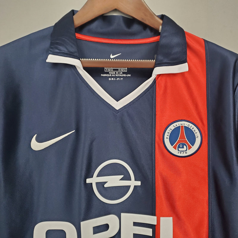 Camisa PSG Titular 01/02 - Versão Retro