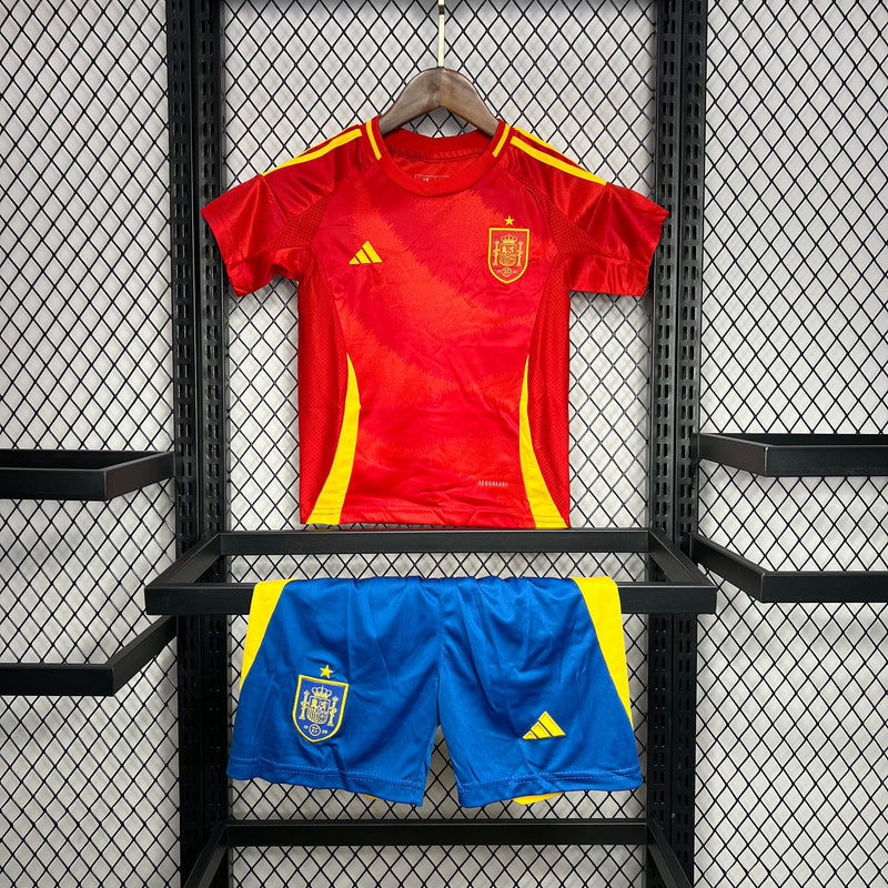 Kit Infantil Espanha Home 24/25 - Adidas Infantil