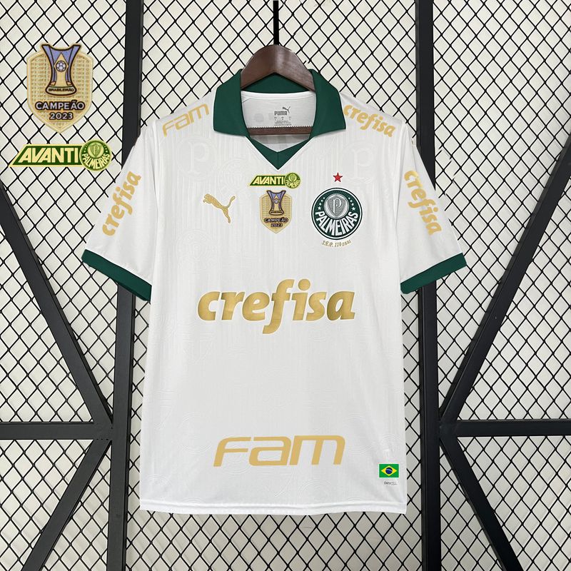 Camisa Palmeiras Away Full Patrocínios + Patches 24/25 - Versão Torcedor