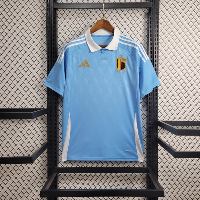 Camisa Bélgica II Away 24/25 - Adidas Versão Torcedor - Azul