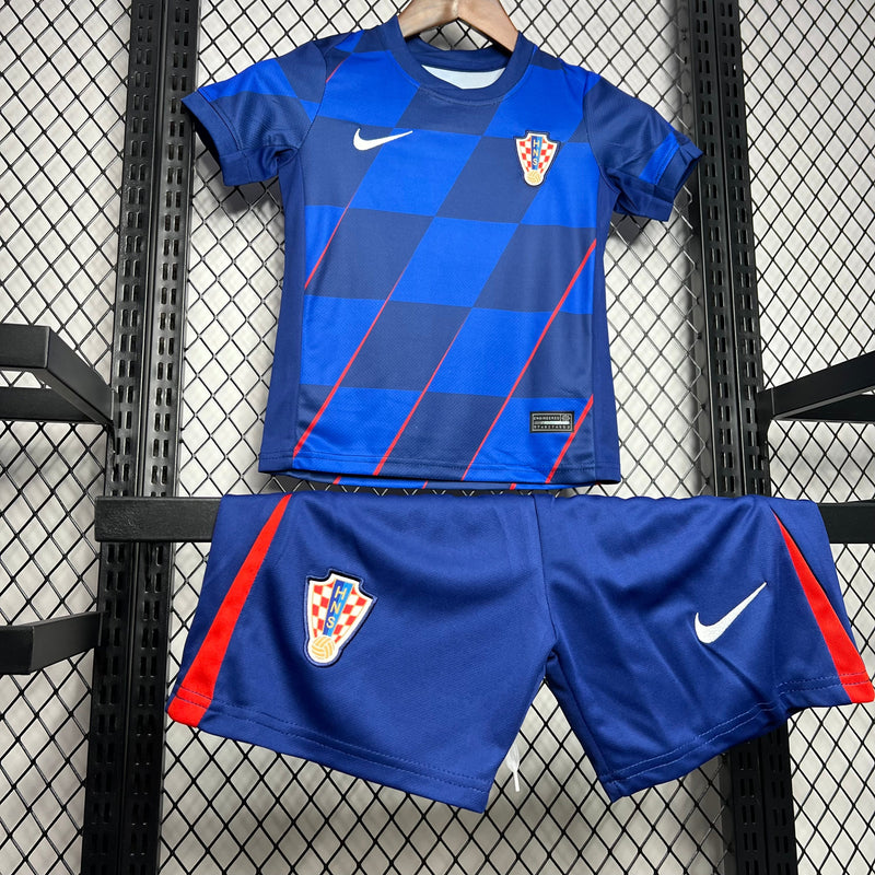 Kit Infantil Croácia Away 24/25 - Nike Infantil