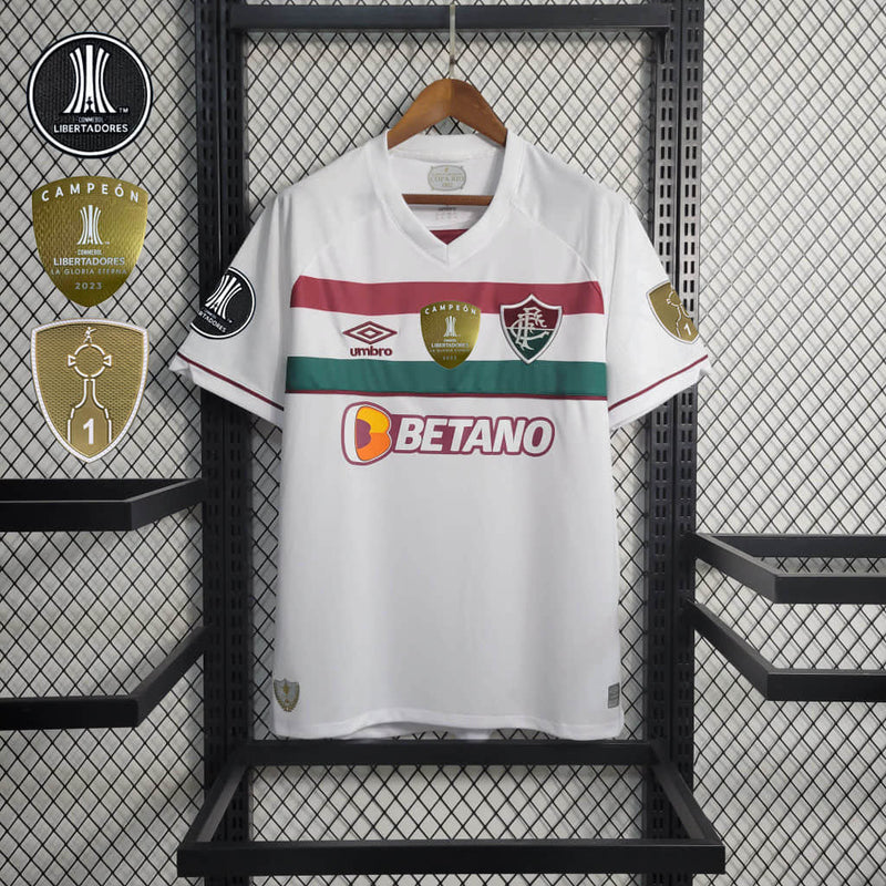 Camisa Fluminense Away 23/24 - Umbro Torcedor Masculina + Patches