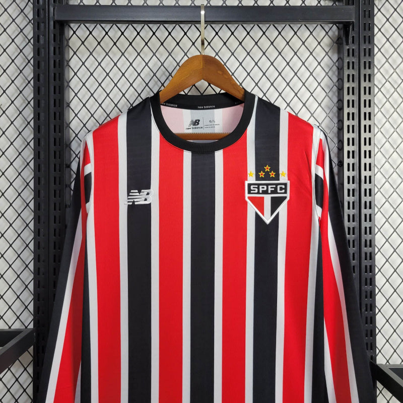 Camisa São Paulo Away 24/25 - New Balance Torcedor Manga Comprida