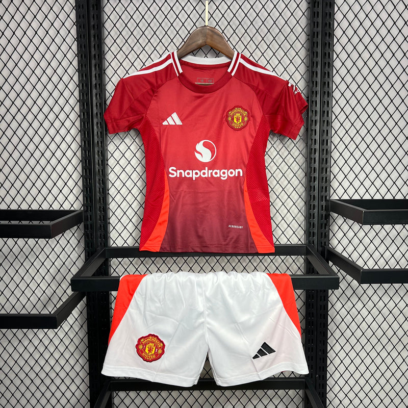 Kit Infantil Manchester United Home 24/25 - Adidas infantil