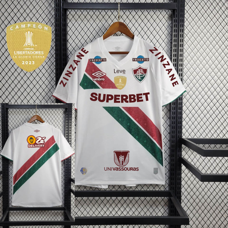 Camisa Fluminense Away Full Patrocínios + Patch 24/25 - Umbro Torcedor Masculina