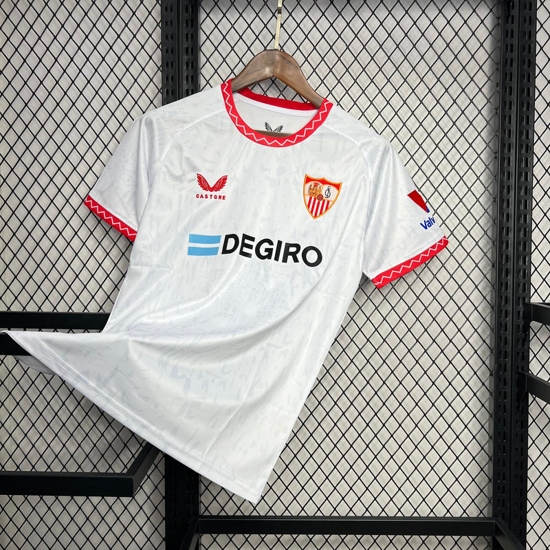 Camisa Sevilla Home 24/25 - Castore Torcedor Masculina