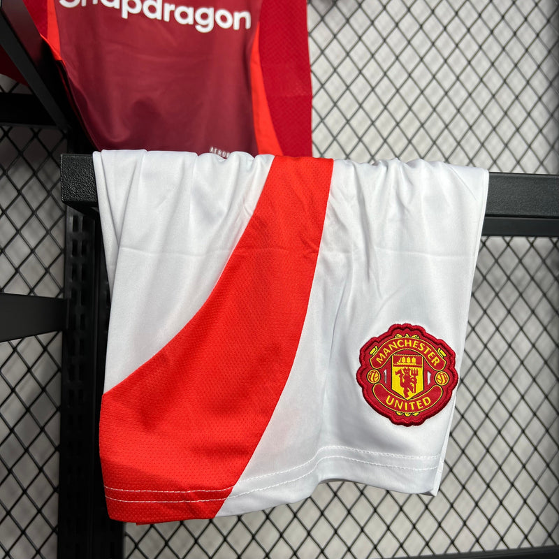 Kit Infantil Manchester United Home 24/25 - Adidas infantil