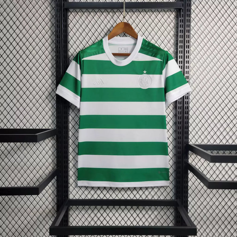 Camisa Celtic Edição Especial "120 anos das listras" 23/24 Adidas Torcedor Masculina