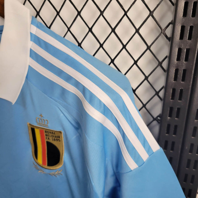 Camisa Bélgica II Away 24/25 - Adidas Versão Torcedor - Azul