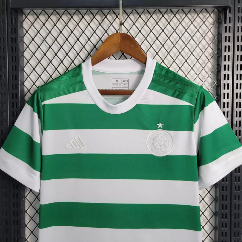 Camisa Celtic Edição Especial "120 anos das listras" 23/24 Adidas Torcedor Masculina