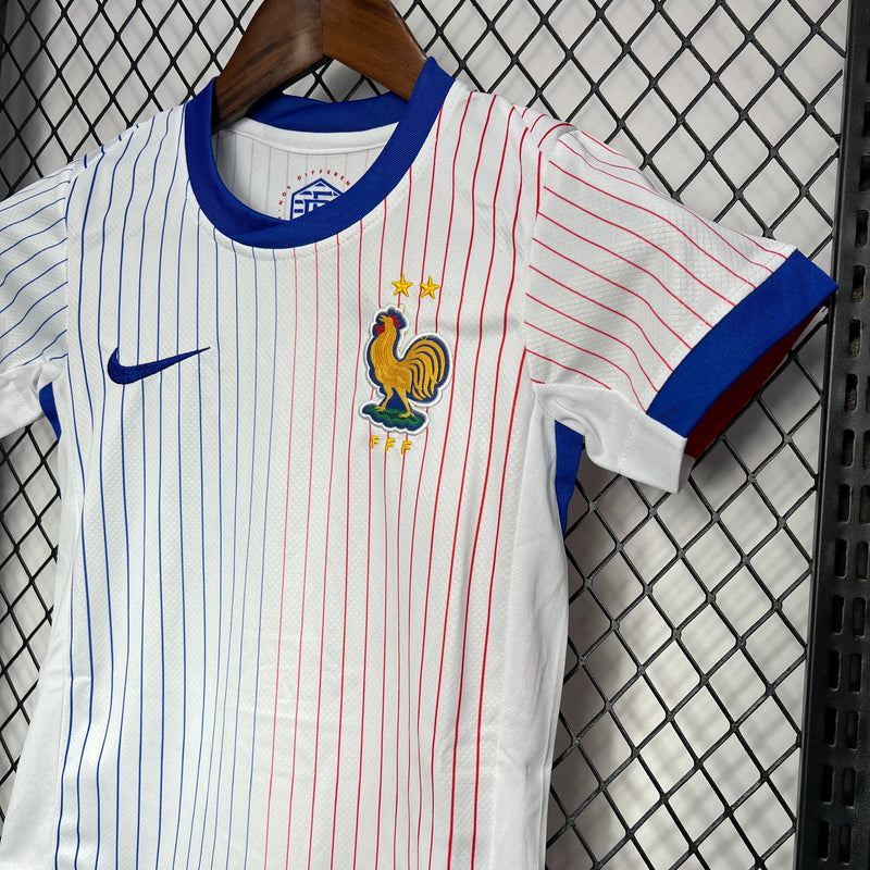 Kit Infantil França Away 24/25 - Nike Infantil