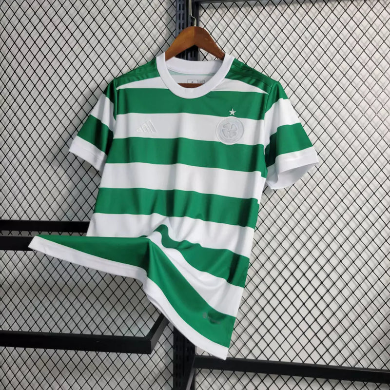 Camisa Celtic Edição Especial "120 anos das listras" 23/24 Adidas Torcedor Masculina