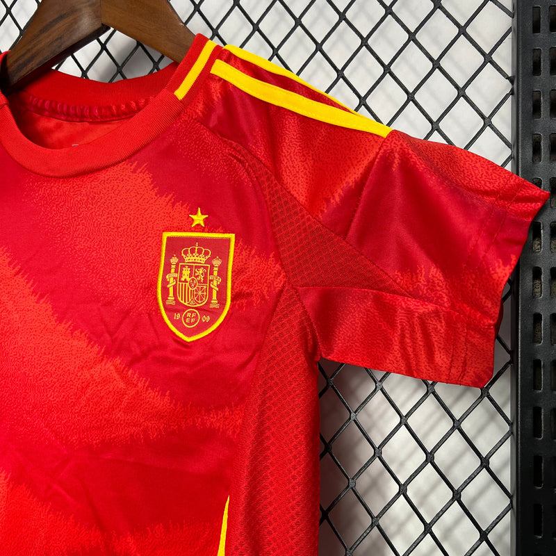 Kit Infantil Espanha Home 24/25 - Adidas Infantil