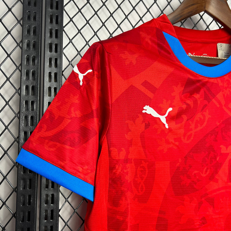 Camisa Seleção República Checa Home 24/25 - Puma Torcedor Masculina