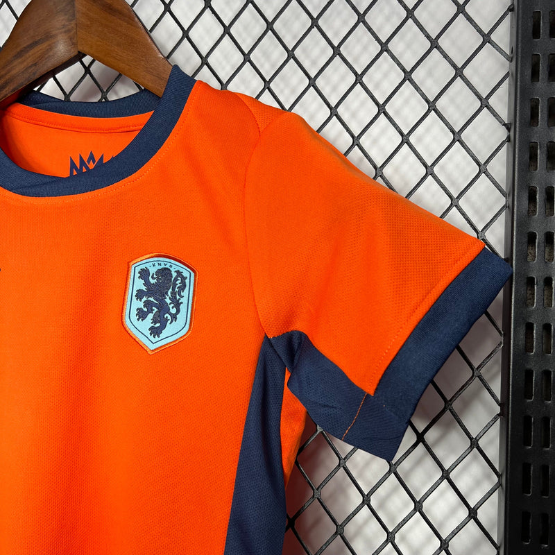 Kit Infantil Holanda Home 24/25 - Nike Infantil