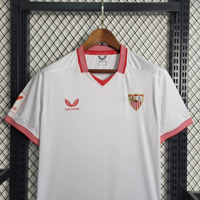 Camisa Sevilla Home 23/24 Castore Torcedor Masculina