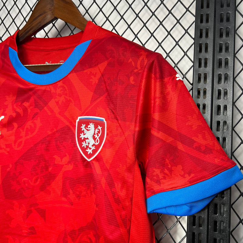 Camisa Seleção República Checa Home 24/25 - Puma Torcedor Masculina