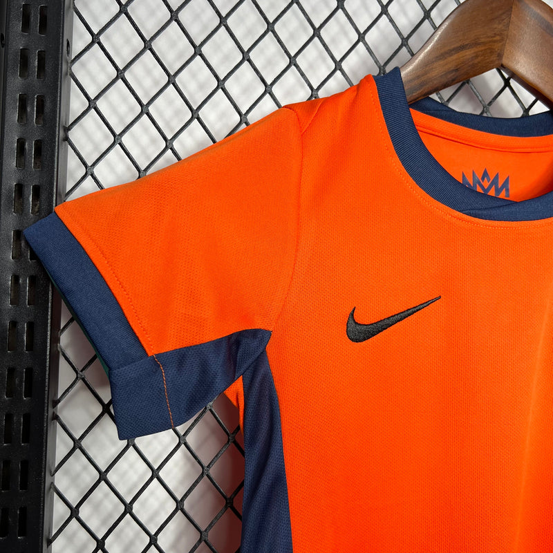 Kit Infantil Holanda Home 24/25 - Nike Infantil